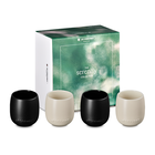Ensemble de quatre tasses &agrave; th&eacute; Collection S&eacute;r&eacute;nit&eacute;
